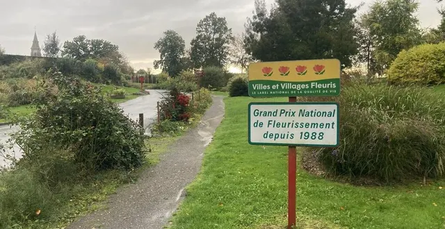 photo  la commune de saint-fraimbault (orne) garde son label quatre fleurs pour trois ans encore. mais son maire s’interroge sur le label.  &copy;  mairie de saint-fraimbault 