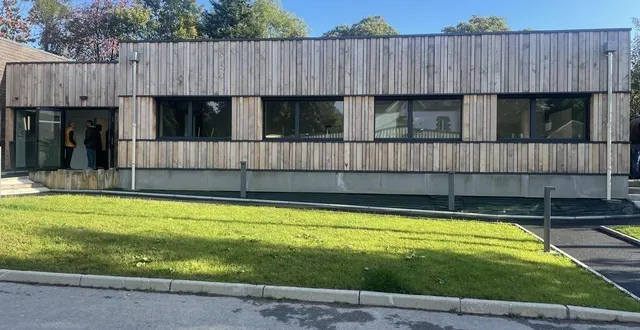 photo  le nouveau bâtiment est construit en majorité avec du bois.  &copy;  ouest-france 