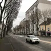 photo avenue bollée, au mans (sarthe), le futur tracé de la chronoligne nécessitera l’abattage d’érables. un collectif s’y oppose.