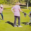 photo  le mans golf club de sargé contre le cancer. 