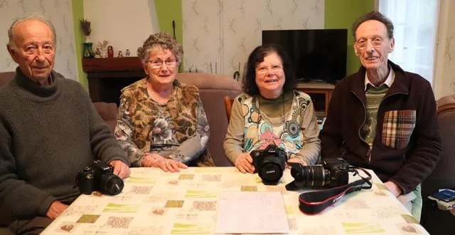 photo  jean et michelle remars, nicole et patrick trouillet vont présenter environ 1500 clichés qu’ils ont réalisés lors du diaporama de la section photo de l’association solesmes loisirs culture.  &copy;  ouest-france 