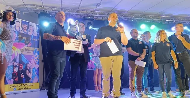 photo  samedi soir, la soirée cabaret de l’amicale des sapeurs-pompiers de teloché a attiré près de 400 personnes.  &copy;  amicale des sapeurs-pompiers 