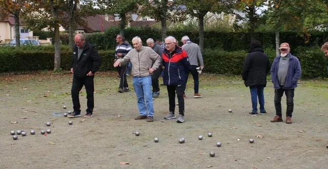 photo  un concours de pétanque solidaire.  &copy;  ouest-france 
