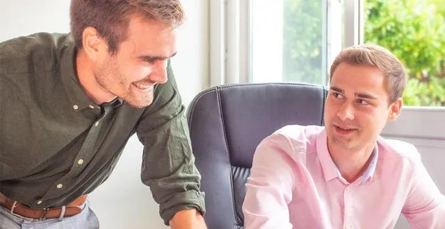 photo  valentin liger et anthony crouvizier, cofondateurs de volta-tech.  &copy;  volta-tech 