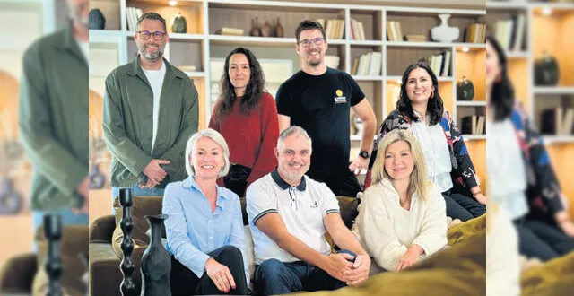 photo portrait : l’équipe de la compagnie des ateliers, spécialiste de l’agencement sur mesure à angers 