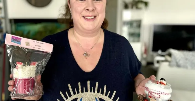 photo  ophélie noulez a créé l’entreprise o’fée des bougies à saint-cosme-en-vairais.   &copy;  le maine libre 