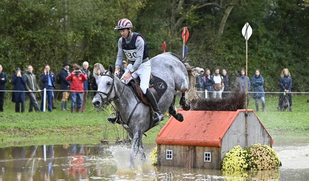 Équitation Mondial du Lion. Thomas Carlile le podium, Nicolas