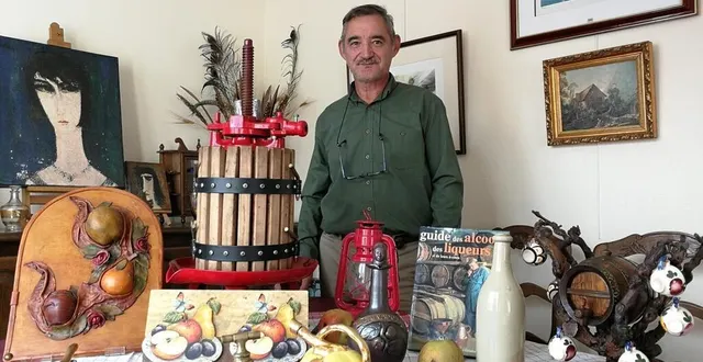 photo  jean rapy, un passionné de la tradition cidricole.  &copy;  ouest-france 