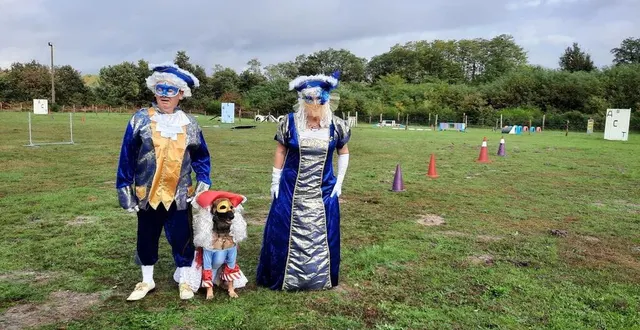 photo  roger et elisabeth venaient concourir pour la 3e année avec réglisse, leur chienne malinoise.  &copy;  ouest-france 