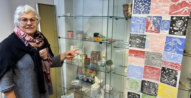 photo  yvette sourdille, présidente du centre culturel du vairais, est satisfaite du lancement de la saison.   &copy;  le maine libre 