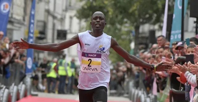 photo  joseph koech a réalisé le doublé, après sa victoire en 2023.  &copy;  co - marie delage 