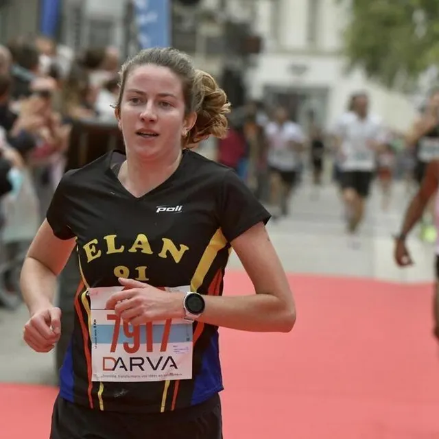 photo originaire d’irais, valentine jadeau-sibileau n’a pas été inquiétée sur le 8 km.  ©  co - marie delage
