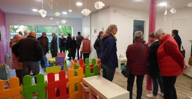 photo  les nombreux élus et habitants des communes ont souligné la qualité des infrastructures et de confort offerts aux enfants accueillis au sein de la maison des assistantes maternelles (mam).  &copy;  ouest-france 