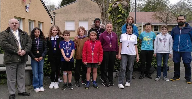 photo  les meilleurs coureurs avec florian montaudouin et franck dehaut, le principal.  &copy;  ouest-france 
