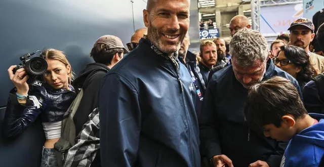 photo  zinédine zidane avait donné le départ de l’édition du centenaire des 24 heures du mans.  &copy;  photo le maine libre denis lambert 