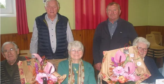 photo  les doyennes ont reçu des compositions florales.  &copy;  ouest-france 