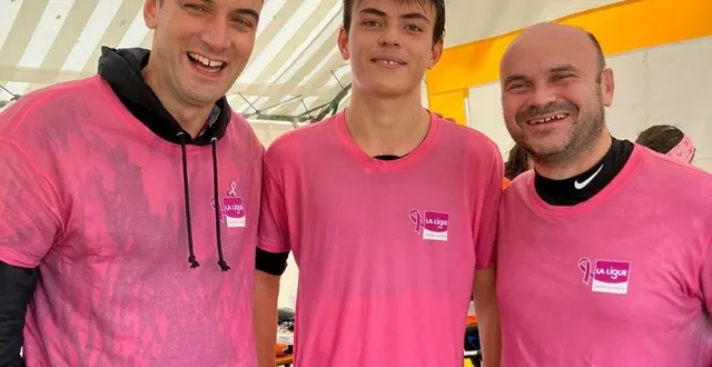 photo  david, pierre et laurent ont décidé de courir au lieu de marcher.  &copy;  le maine libre 