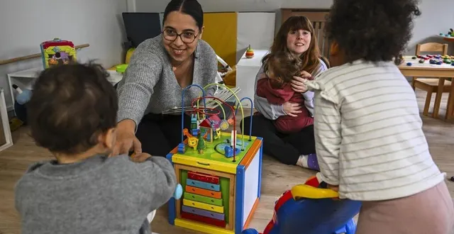photo  le mans, lundi 23 septembre 2024. la micro-crèche le monde d’edënn a ouvert le 19 août dans le quartier du ribay.  &copy;  le maine libre – denis lambert 