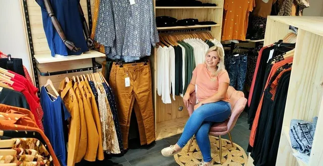 photo  mélissa primel, créatrice de madame a du style, ici en 2021 dans sa boutique de saint-berthevin, près de laval.  &copy;  archives ouest-france 