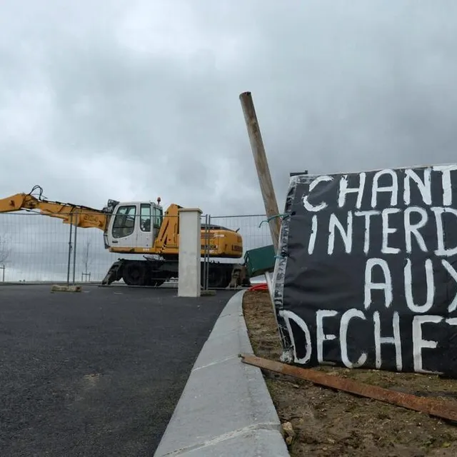 photo le site prévu pour accueillir le centre d’enfouissement de déchets automobiles, à nonant-le-pin, dans l’orne, a été bloqué pendant près d’un an.  ©  thomas brégardis, archives ouest-france