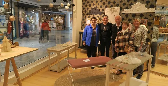 photo  la boutique de créateurs locaux a ouvert dans la galerie marchande des jacobins, au mans (sarthe).  &copy;  ouest-france 