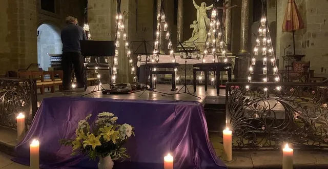 photo  le 26 octobre 2024, les visiteurs pourront découvrir la basilique d’alençon de façon inédite, totalement éclairée à la bougie.  &copy;  alençon tourisme 