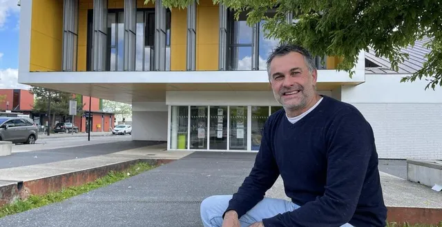 photo  grégory houillot, référent vie de quartier et action culturelle au centre social paul-gauguin, dans le quartier de perseigne, à alençon.  &copy;  ouest-france 
