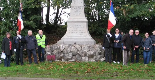photo  un hommage pour ne pas oublier avec kerfank 1870.  &copy;   le maine libre 