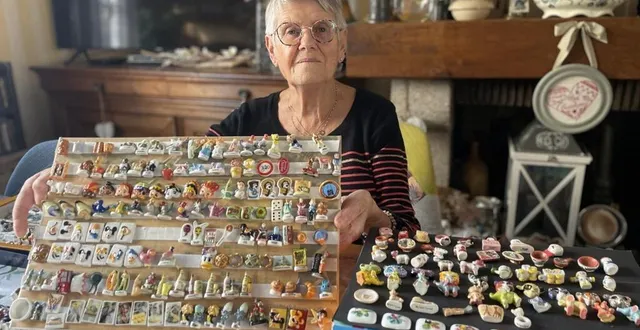 photo  collectionneuse de fèves, nicole jean vendra ses doubles au salon multi-collections d’argentan, dimanche.  &copy;  ouest-france 