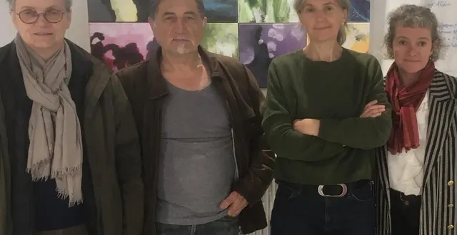 photo  de g. à d. : patricia glet, pino, stéphanie thomasson et anne laure sénard.  &copy;  co 