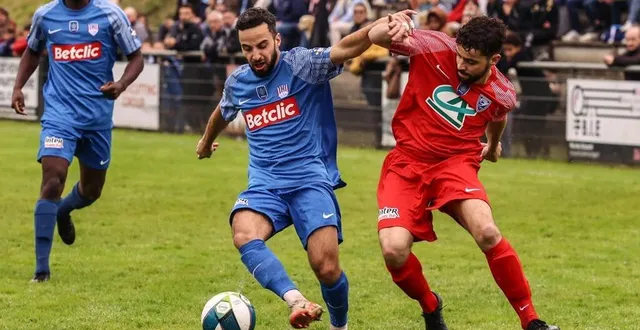 photo  florian robert et les saboliens n’ont fait qu’une bouchée des maugeois pour se hisser au 7e tour de la coupe de france.  &copy;  ouest-france 