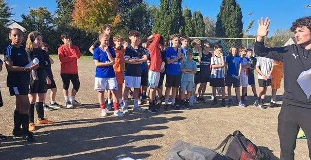 photo  le stage de la toussaint a connu un franc succès sous un beau soleil.  &copy;  le maine libre 