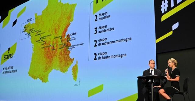 photo marion rousse, la directrice du tour de france femmes, a dévoilé les neufs étapes de la grande boucle 2025. © photo : franck dubray / ouest-france