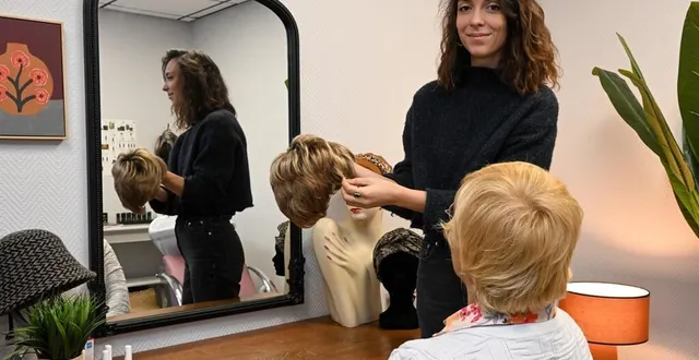 photo  angers, rue baudrière, le 29 octobre 2024. tiphaine arenou propose un accompagnement personnalisé aux femmes en chimiothérapie.  &copy;  co - laurent combet 