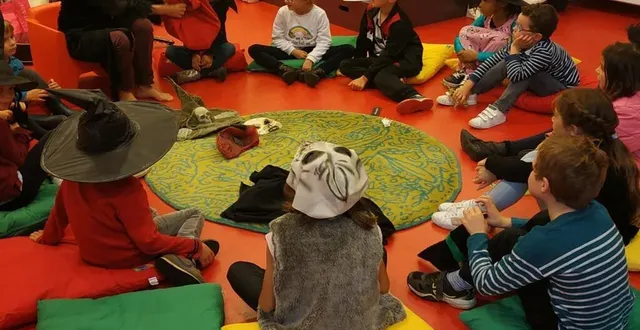 photo  les enfants trouveront une ambiance halloween jeudi matin aux boîtes à culture.  &copy;  co 