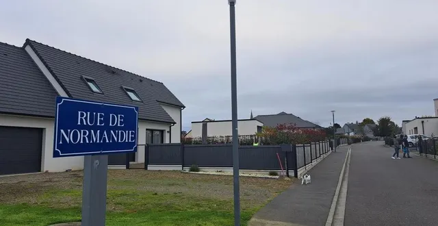 photo  le lotissement le pré-du-jardin, situé rue de normandie, à saint-georges-des-groseillers, a été inauguré mardi 29 octobre 2024.  &copy;  ouest-france 