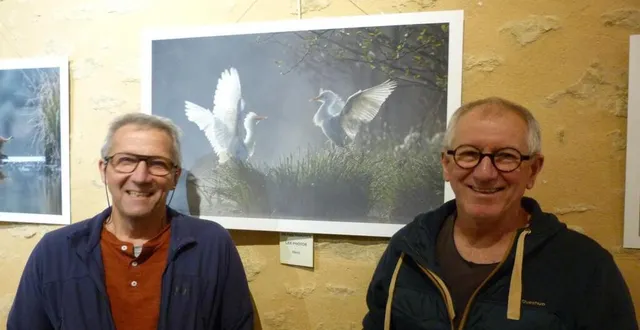 photo  rémi lépinay et joël geffray, photographes animaliers, exposent aux regards du public toute la beauté du monde qui nous entoure  &copy;  ouest-france. 