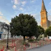 photo les travaux de la place saint-vigor à athis-val-de-rouvre ont débuté fin août.