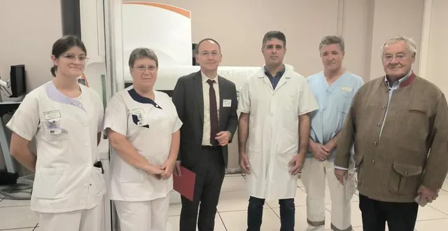 photo  les professionnels de santé du centre hospitalier se réjouissent de l’arrivée prochaine d’un scanner à l’hôpital de mortagne.  &copy;  ouest-france 