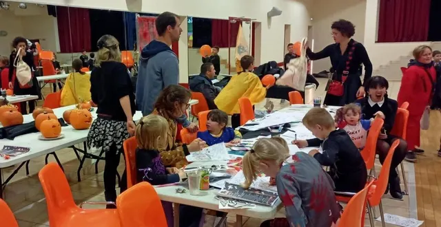 photo  les plus jeunes ont aussi fait un atelier dessin.  &copy;  ouest-france 