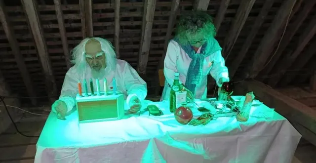 photo  jeux et énigmes autour de la mort ont réjoui une petite centaine de participants.  &copy;  ouest-france 