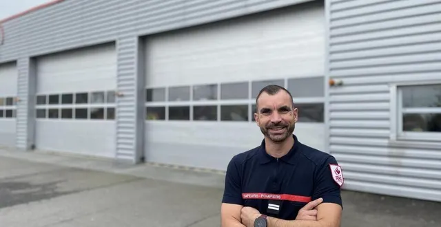photo  le lieutenant vincent delpont-augustin est le nouvel adjoint au chef de centre de secours de flers, dans l’orne.  &copy;  ouest-france 