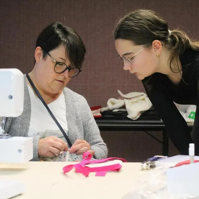 photo les couturières ont aiguillé les jeunes stagiaires.  ©  ouest-france