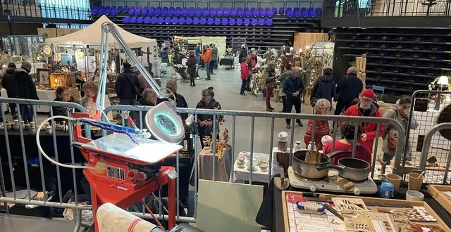 photo  en 2023, le salon d’artisanat d’art du bocage avait rassemblé plus de 2 000 visiteurs au forum de flers, dans l’orne.  &copy;  ouest-france 