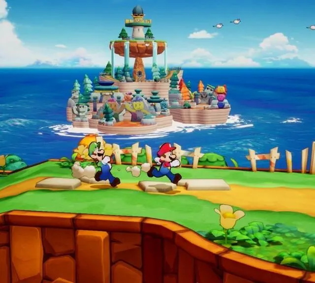 photo sur le navisthme, on passe parfois devant de nouvelles îles à explorer.  ©  nintendo