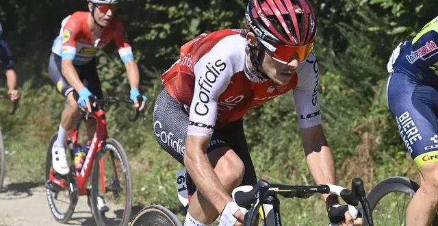 photo  guillaume martin, n° 1 français en activité, aura un avantage sur les autres coureurs du tour de france 2025 : la suisse normande, c’est son terrain de jeu.  &copy;  thomas bregardis / ouest-france 