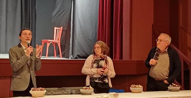 photo  xavier truong-fallai, marie rochefort et marc borgomano.  &copy;  le quartet 