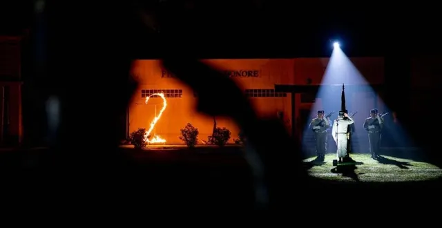 photo  la cérémonie s’est déroulée en présence de familles de soldats.  &copy;  2e rima 