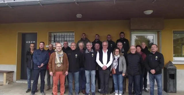 photo  villaines-sous-malicorne (sarthe) a inauguré ses nouveaux vestiaires, samedi 2 novembre 2024.  &copy;  ouest-france 