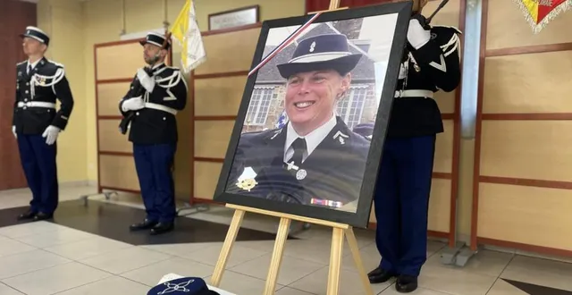 photo  la majore rose lanska dirigeait la communauté de gendarmerie  de domfront-en-poiraie depuis un an et demi.  &copy;  ouest-france 